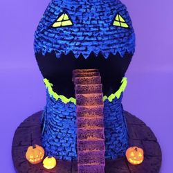 Nightmare Before Christmas Bradford Exchange Village Lizard House