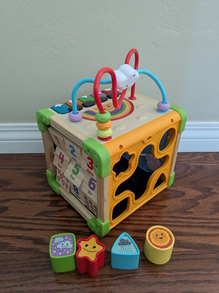 LeapFrog Wooden Activity Cube For Toddler, Baby