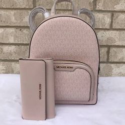 Pink Michael Kors Backpack (BACKPACK ONLY) 