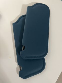 79-93 Foxbody Mustang Ragatta Blue visors and Headrests