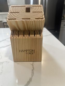 13-Slot Knife Block Wood Holder