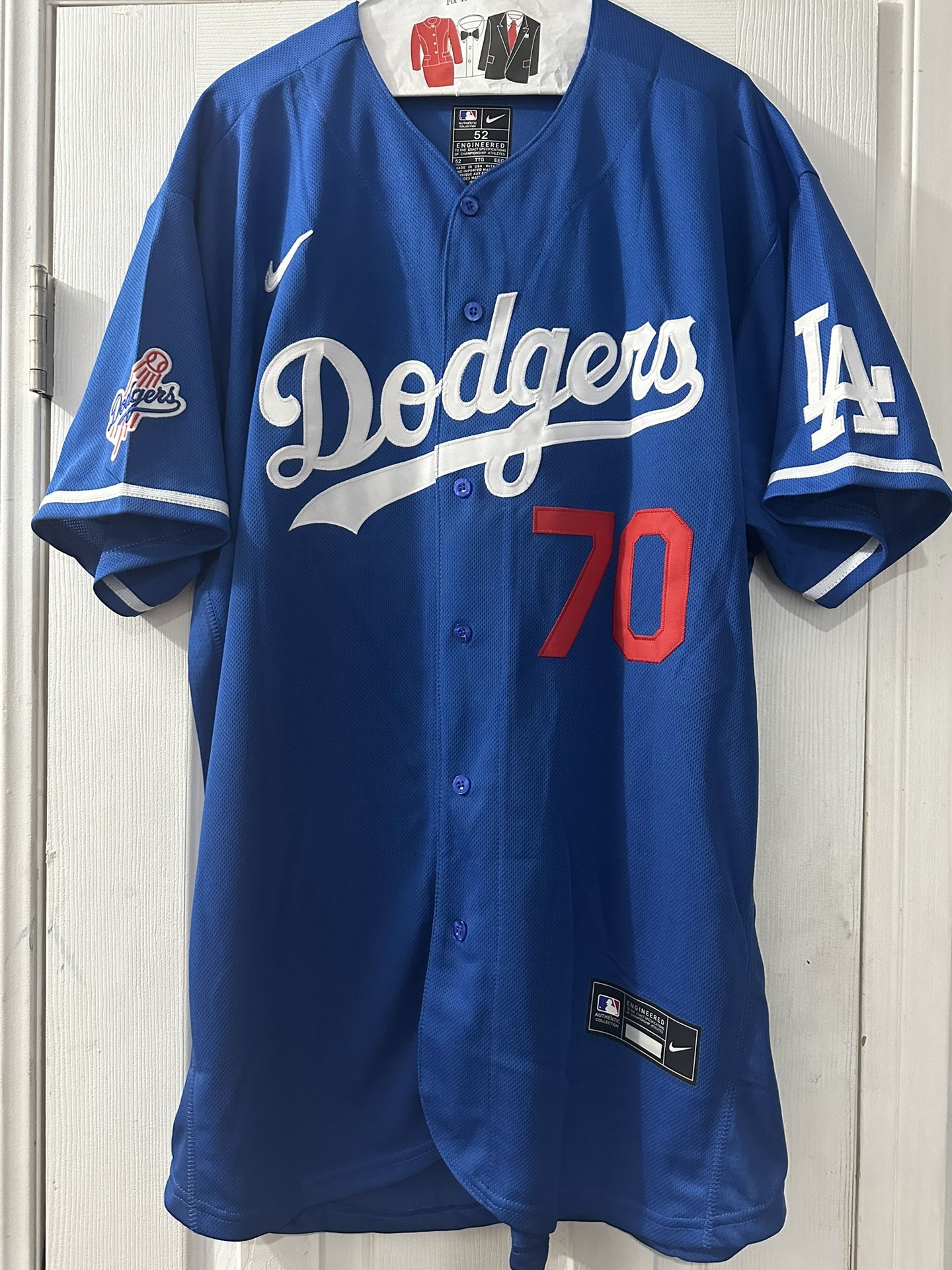 Bobby Miller Dodgers Jersey Size 2XL Debut Exclusive