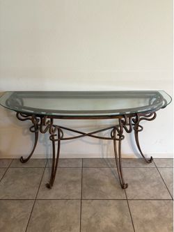 Glass table