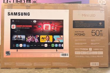 Samsung 50” M70HD 2026 Model Mini LED Smart TV Brand New In Box