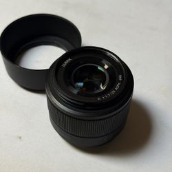 LUMIX 25mm 1.7