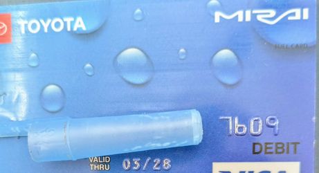 Mirai fuel card for sale