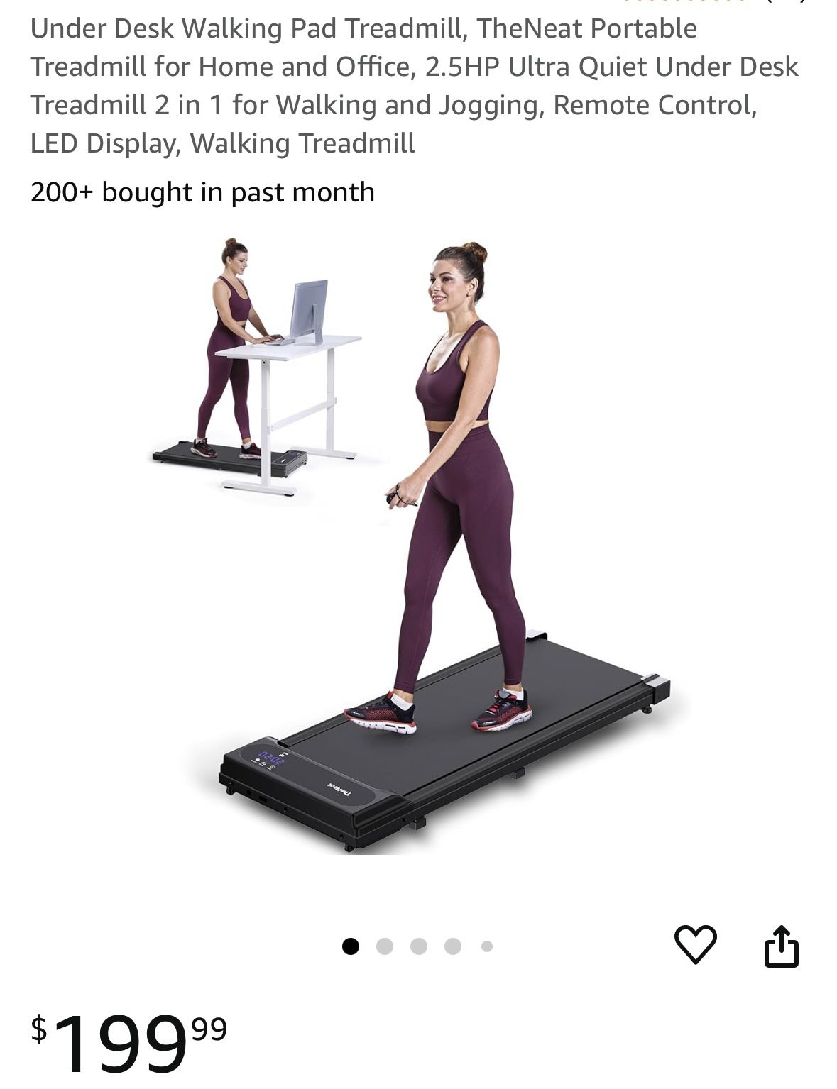 Brand new Under Desk Walking Pad Treadmill