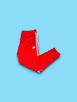 Adidas Tiro 17 Training Pants Mens Large Red Tapered Track Soccer Regular Fit
