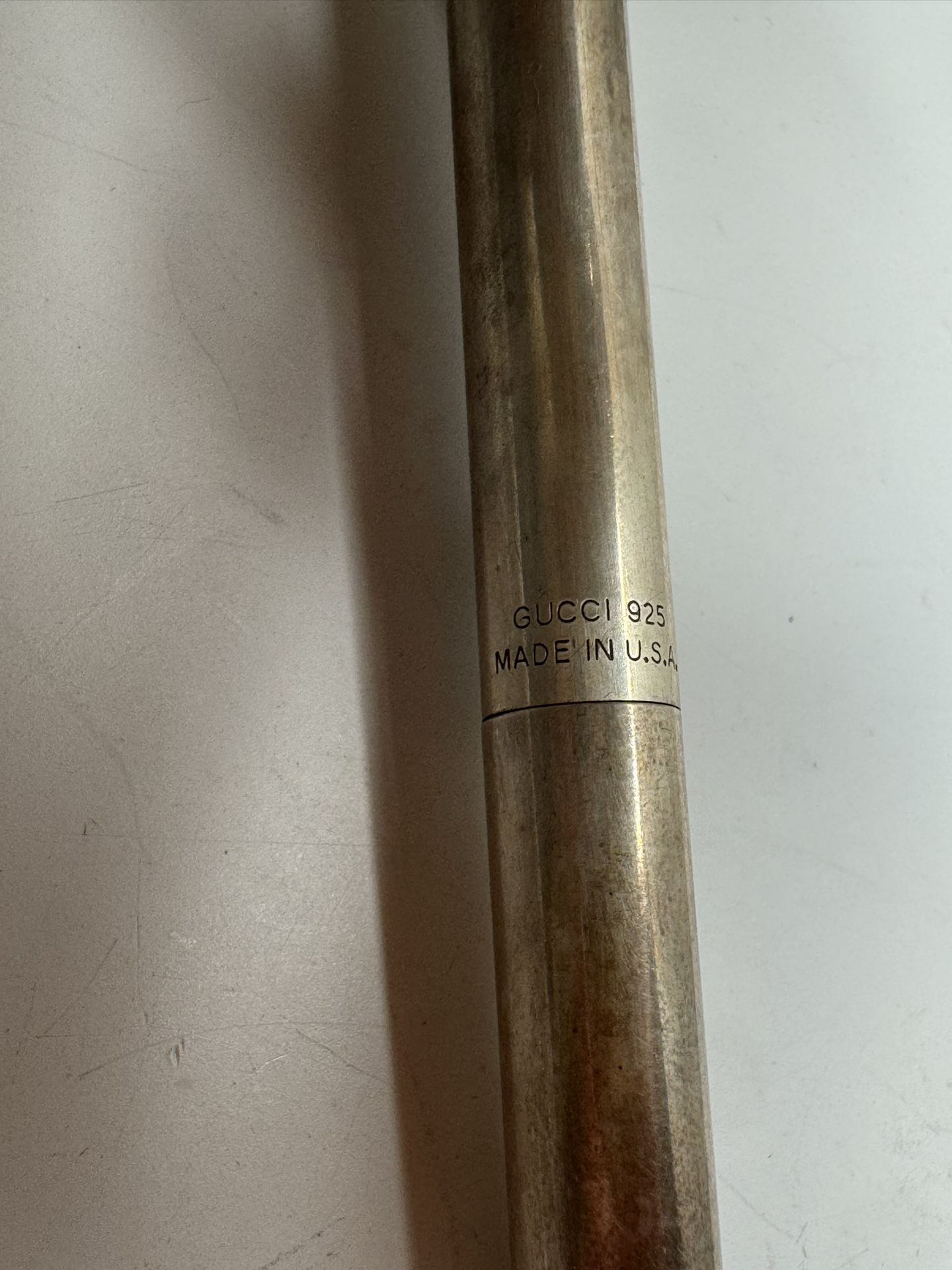 GUCCI silver925　ボールペン made in usa Vintage Gucci 925 Sterling Silver Ballpoint Pen Made in USA Rare