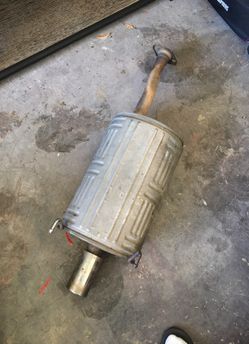 Stock muffler civic