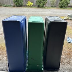 garbage, recycle,compost, bin 