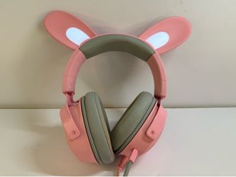 Razer Kraken Kitty V2 Pro Quartz Pink RGB Wired Gaming Headset 3 Sets Swappable Ears