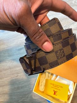 Mens brown luxury belt