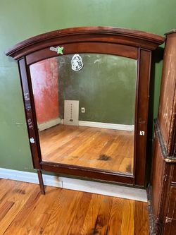 Mirror tv stand and foldable table
