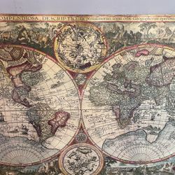 World Map Picture Frame