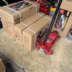 Heavy duty floor jacks