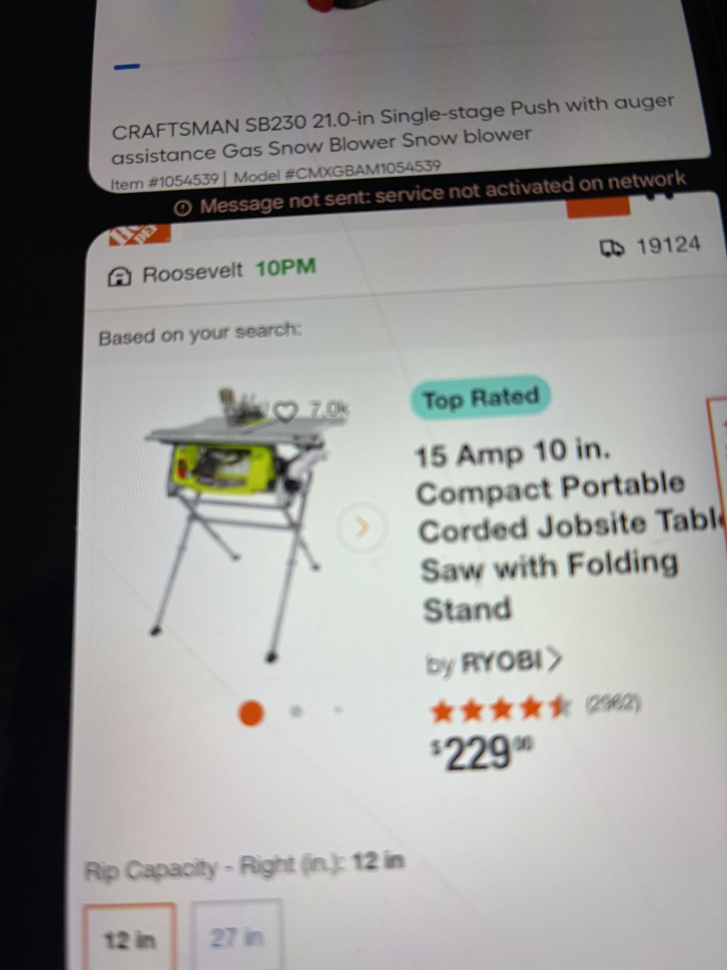 10 Inch Table Saw