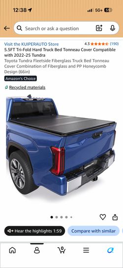 Tundra Bed Cover