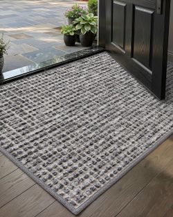 Gray Textured Mat