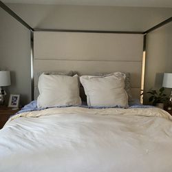 Canopy King Bed Headboard Frame