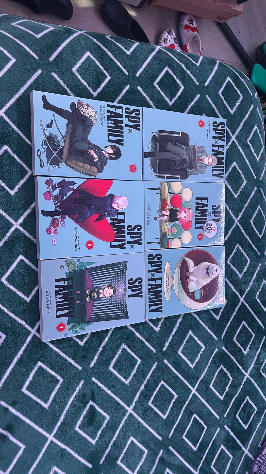 SPY x Family Volumes 1,2,4,5,6,7