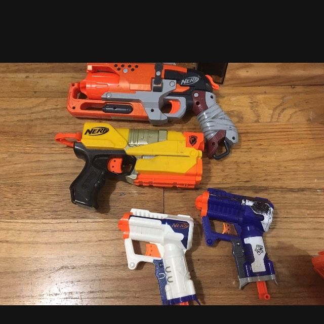 Nerf guns and bullets