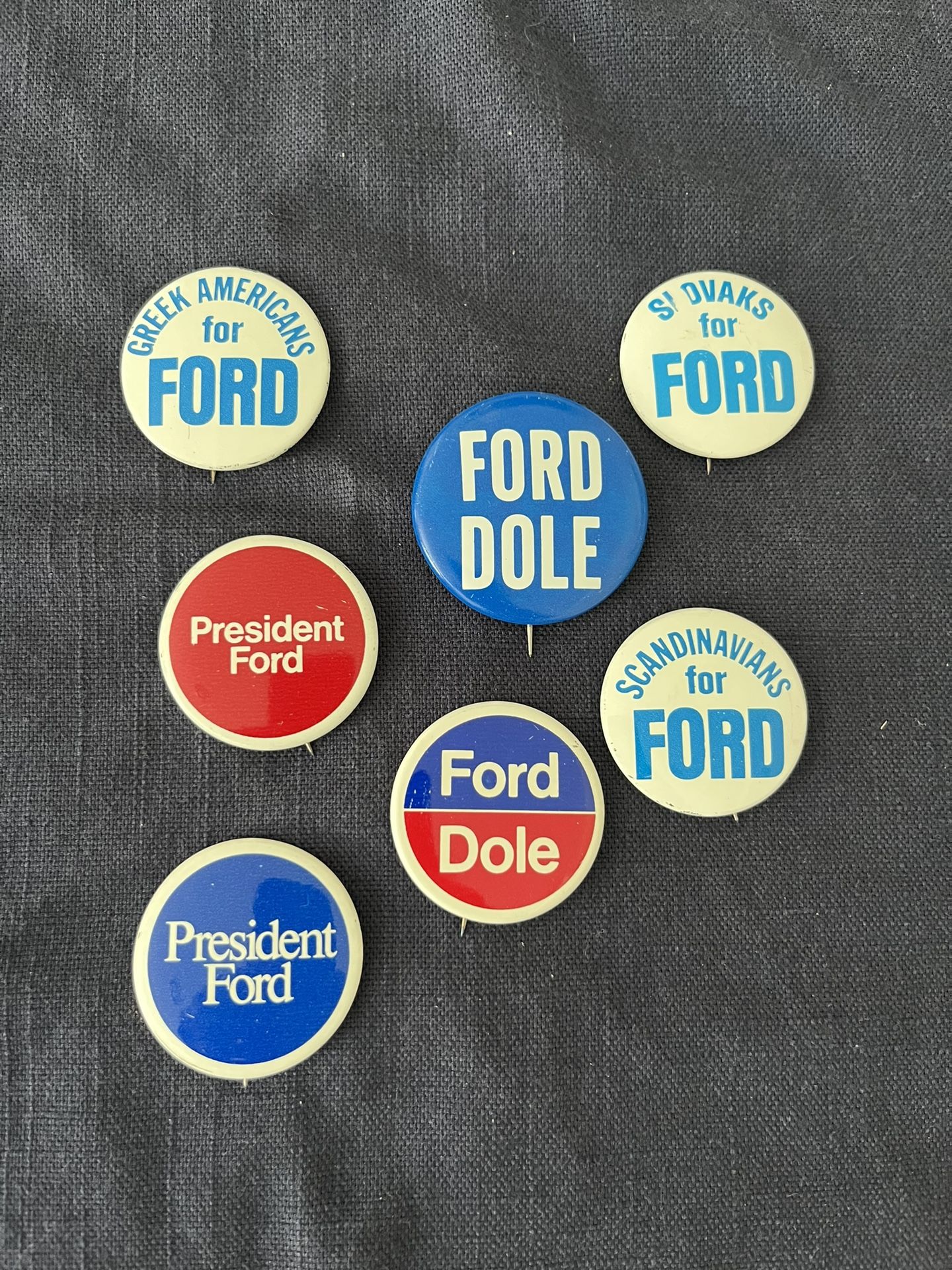Gerald Ford Political Buttons