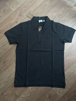 Black Burberry Polo  