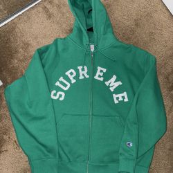 Ss24 Supreme X Champion Zip Up Hoodie BRAND NEW 