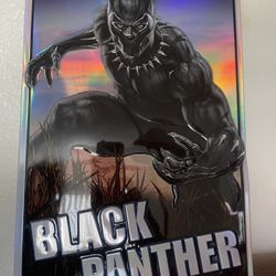 Black Panther Metal Poster