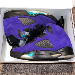 Air Jordan 5 Retro Alternate Grapes Size 9 Men’s 