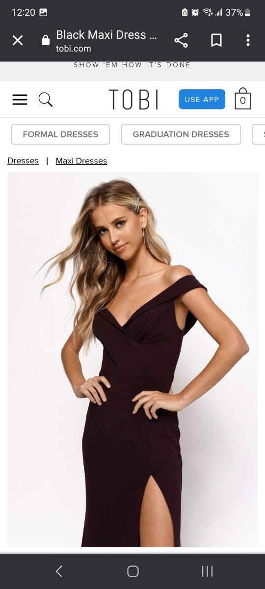 Tobi Gina Wine Off Shoulder Maxi Dress is available for purchase on au PAY Market - Imported Goods Online Store Co.Ltd. | au PAY Market - Online Shopping Site Tobi Gina Wine Off Shoulder Maxi Dress is available for purchase on au PAY Market - Imported Goods Online Store Co.Ltd. | au PAY Market - Online Shopping Site