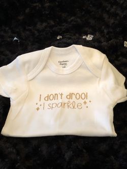 I sparkle onesie