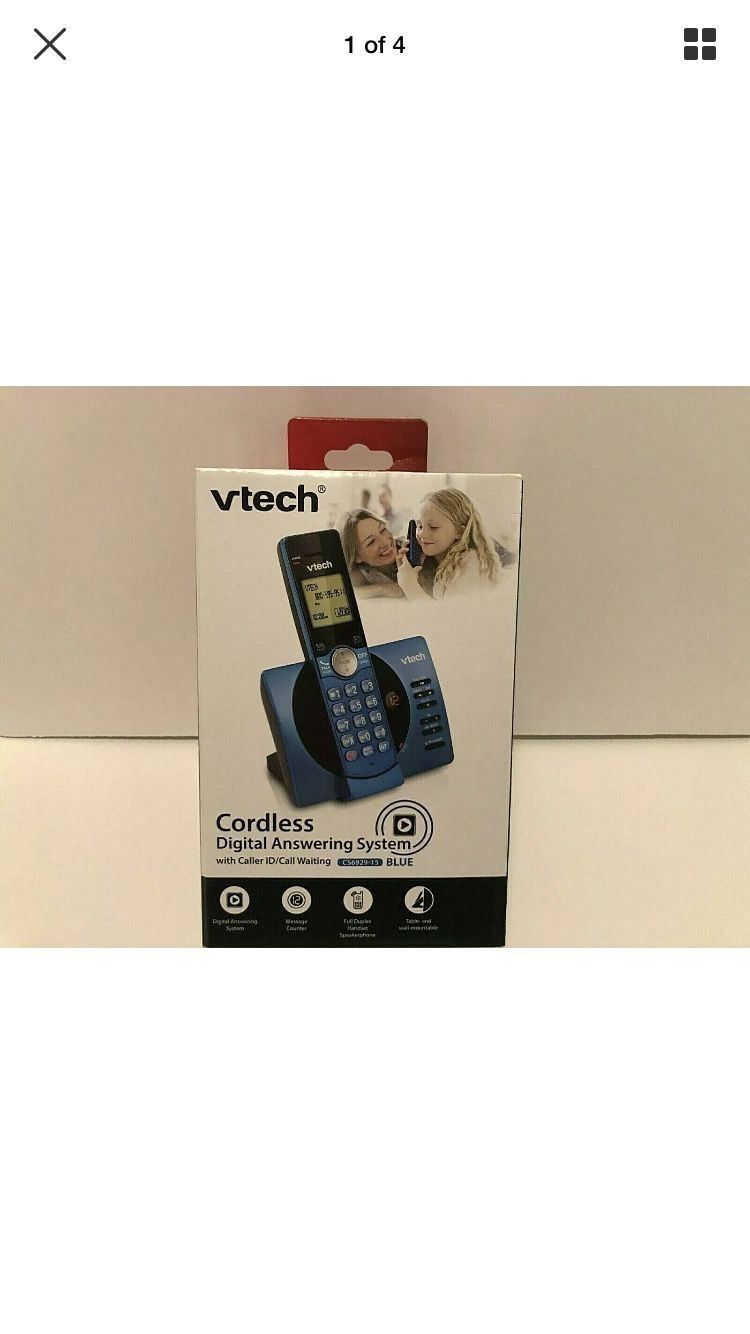 VTech CS6929-15 DECT 6.0 Expandable Cordless Phone System with Answering System