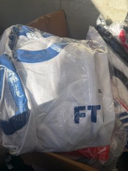 FTP Shirt Blue Logo Ringer XL