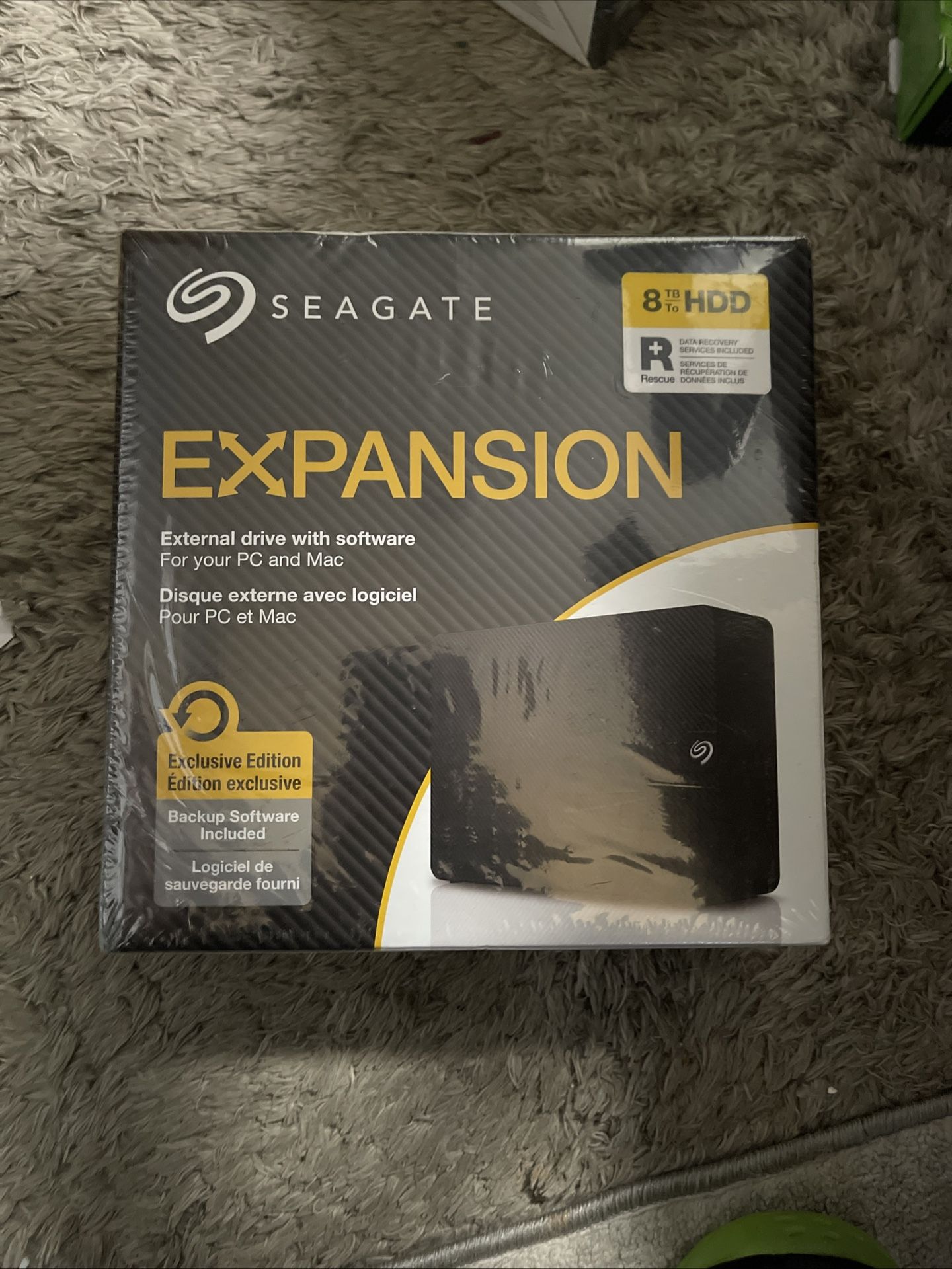 Seagate STKR(contact info removed) Expansion Desktop 8TB External Hard Drive HDD - USB 3.0 for