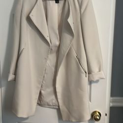 Women’s cream jacket size small