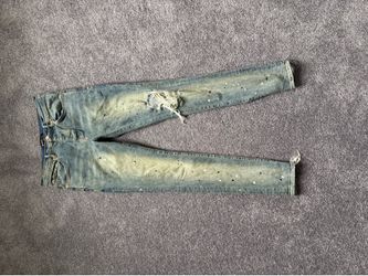 Purple jeans