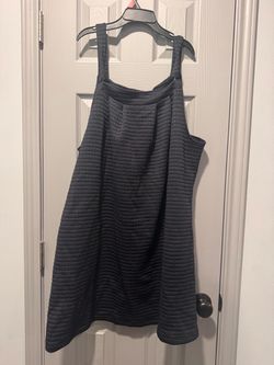 Black Quilted Sleeveless Mini Dress
