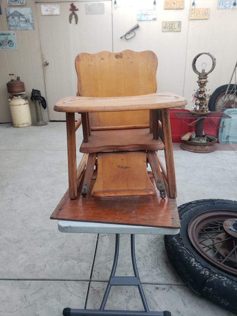 Vintage Original  Baby Line (Los Angeles) 1953 HIGHCHAIR