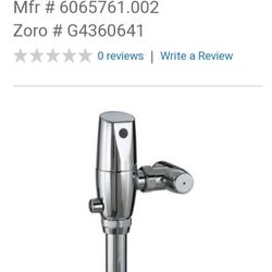  Two New open box American standard selectronic dual flash valve in chrome 