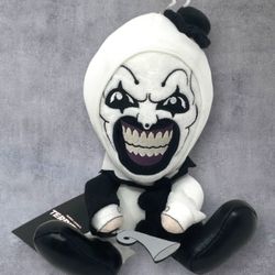 Terrifier 3 Art of the Clown Phunny Plush 8" Horror Toy Doll Kidrobot NWT 