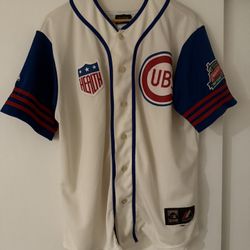 CHICAGO CUBS 1942 THROWBACK MANJESTIC COOPERSTOWN COLLECTION SIZE L