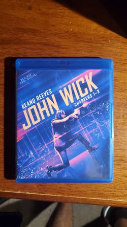 John Wick Chapters 1-3 Bluray And Dvd