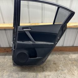 Mazda 3 Sedan Rear Passenger Door 2010 2011