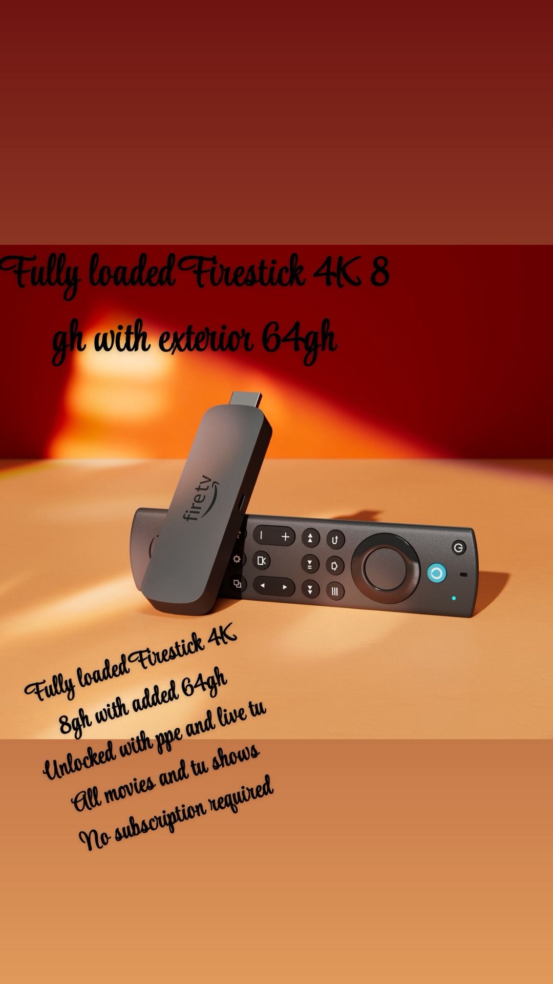 Fully Loaded Firestick 4K HD