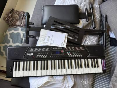 Rock Jam RJ 5061 Keyboard with Stand & Bench