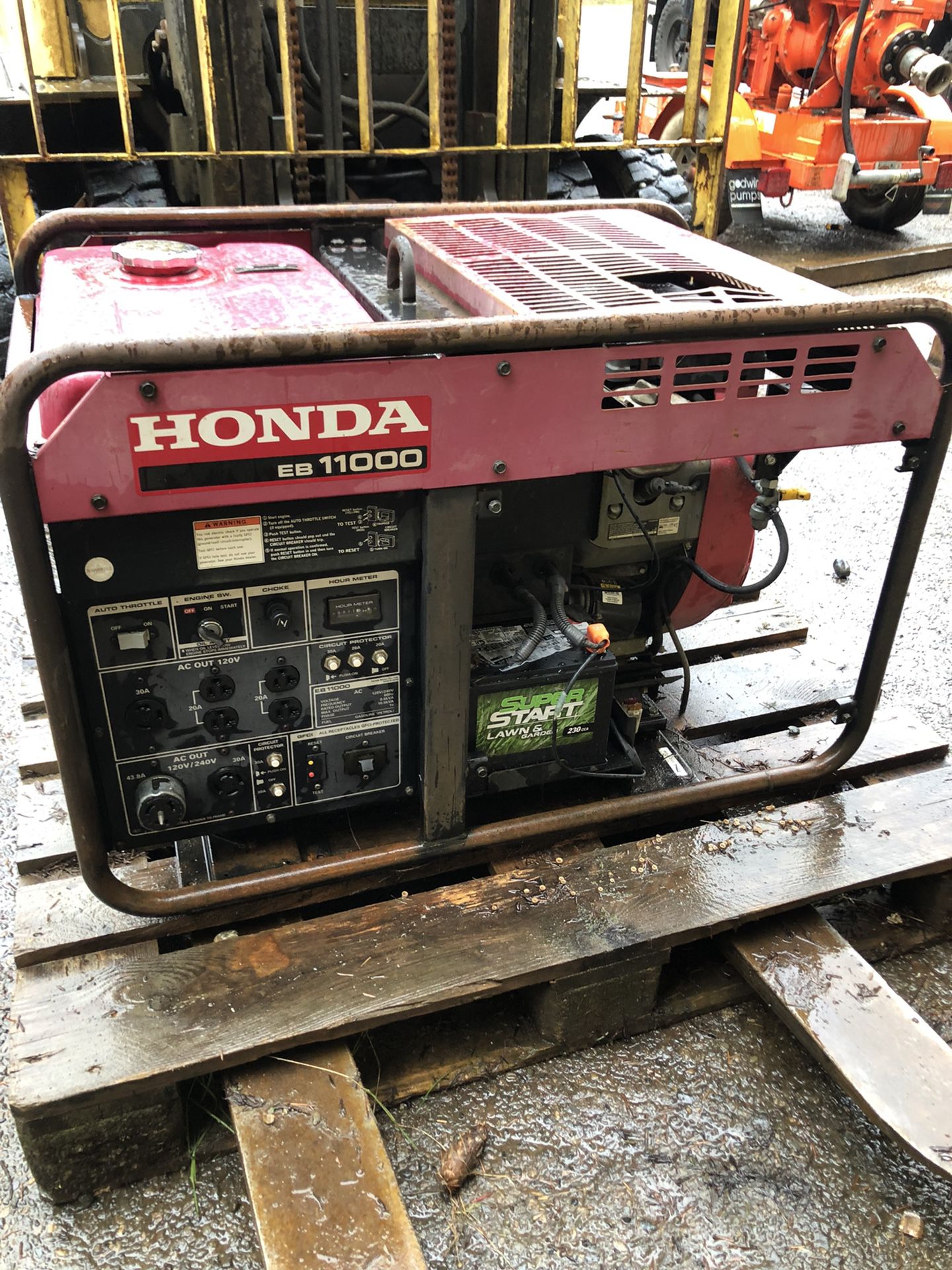 Honda Eb11000 Commercial Generator 