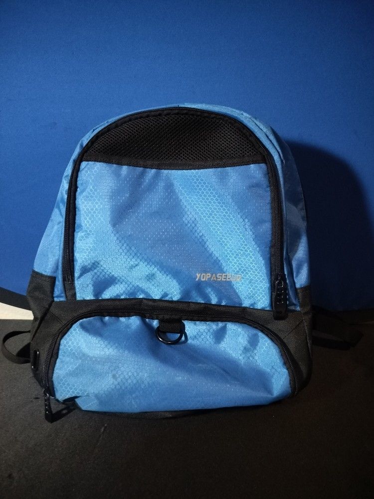 Yopaseeur Blue Medium Sized Waterproof Backpack