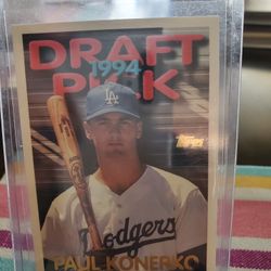 Paul Konerko 1995 Topps Draft Pick Rookie Baseball Card 